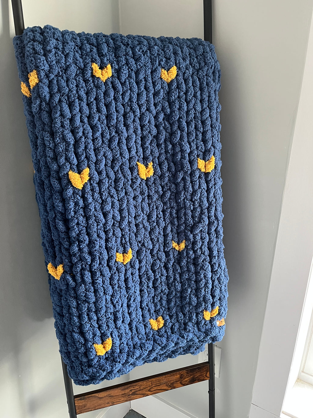 Custom Cozy Hearts Blanket