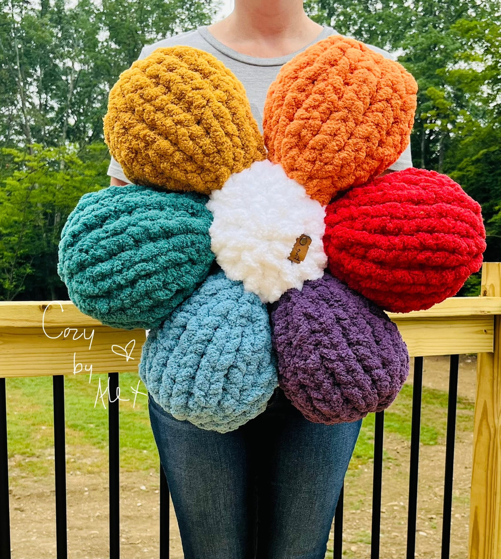 Custom Cozy Flower Pillow