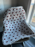 Custom Cozy Hearts Blanket